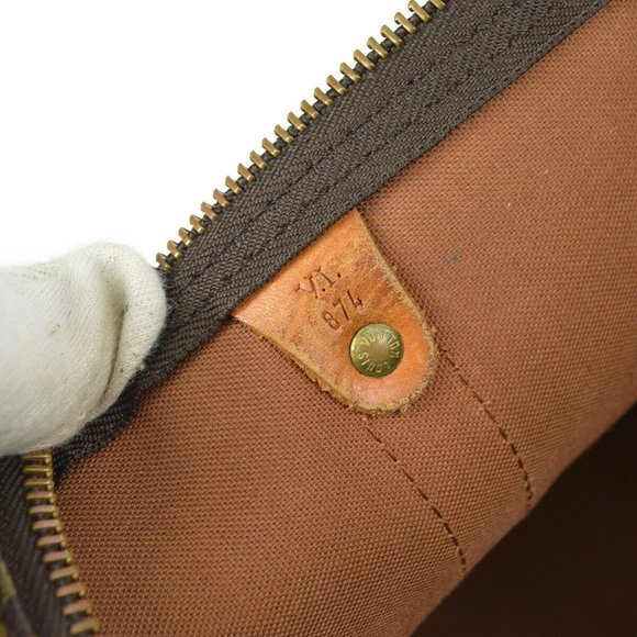 LOUIS VUITTON KEEPALL 50 TRAVEL HAND BAG PURSE MONOGRAM - Picture 4 of 14